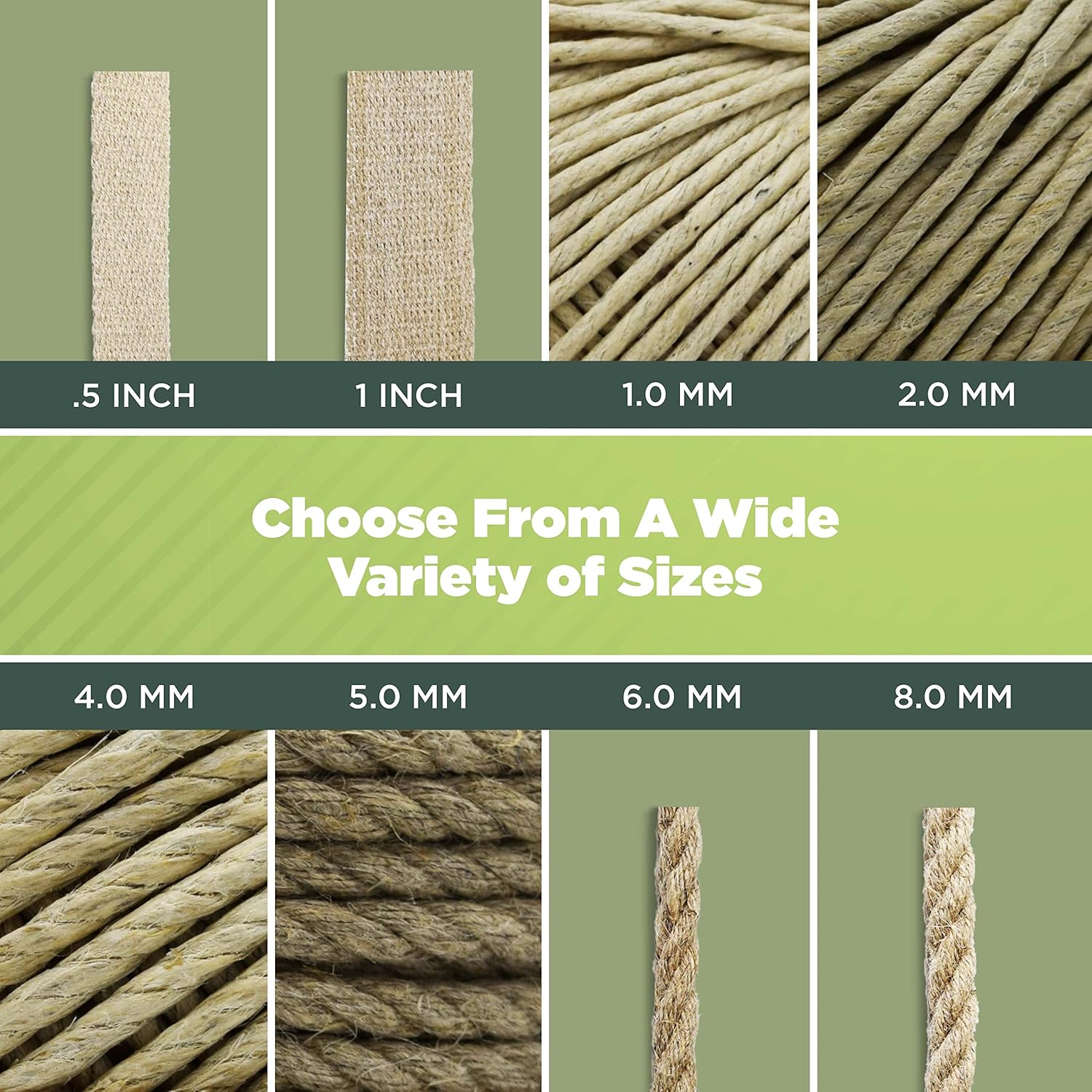 Hemp Twine for Gardening - Twine for Crafts - Organic Natural Hemp String for Jewelry Making - Strong Durable Cord for Decoration, Macrame + Cooking - 2MM 200G/265 Ft. - 48 lb. Test Strength - Natural-VerdiqueGarden