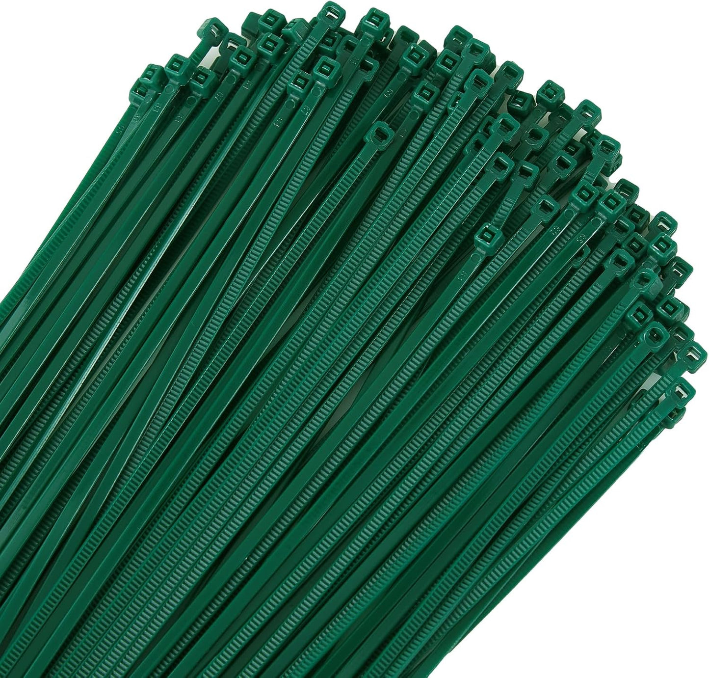 6 inch 3mm Dark Green Nylon Garden Cable Zip Ties Self Locking Cable Ties Twist Ties, Multi-Purpose Cable Tie (200 Pcs) Decoration Tie Wraps for Christmas Tree-VerdiqueGarden
