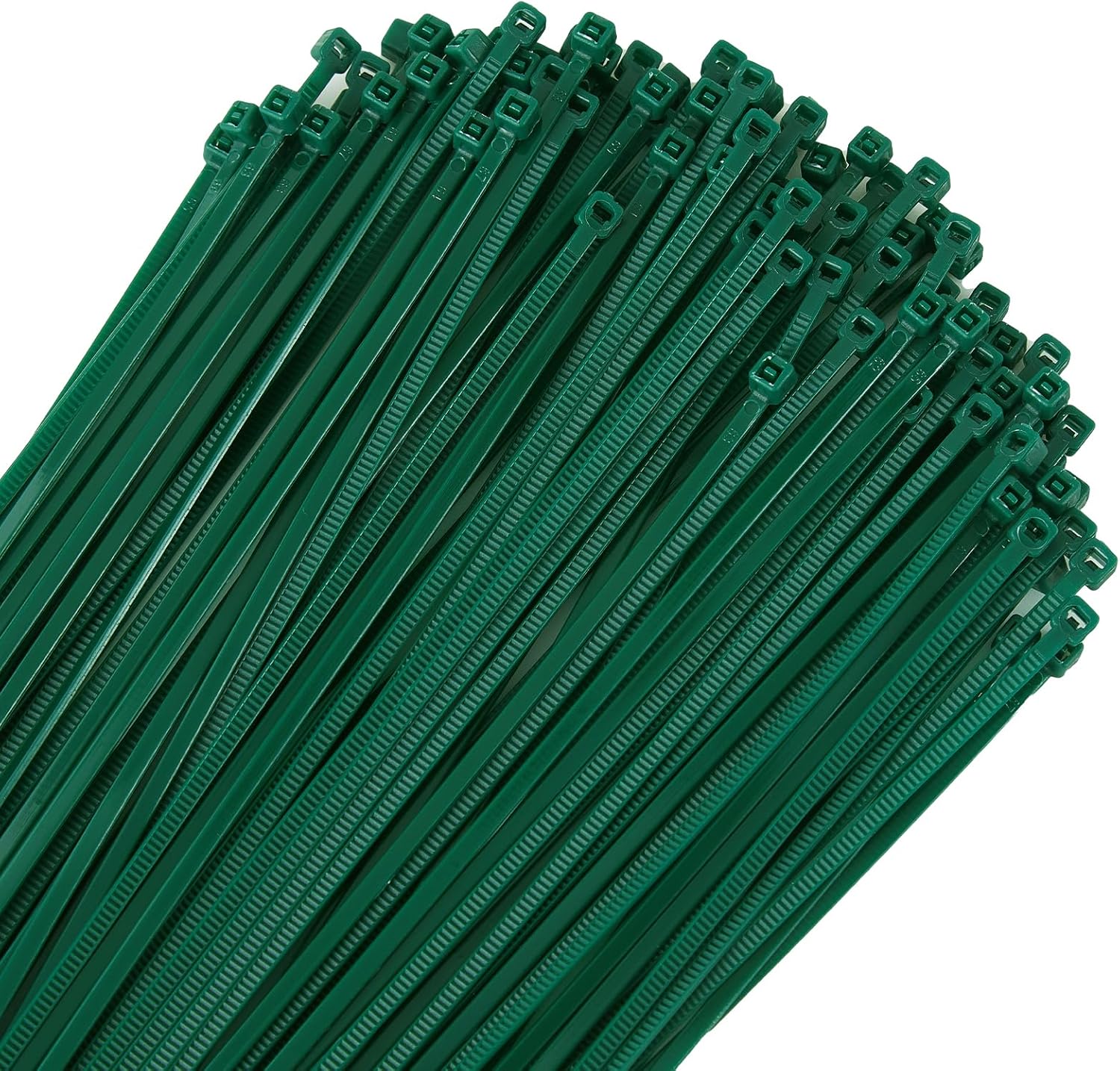 6 inch 3mm Dark Green Nylon Garden Cable Zip Ties Self Locking Cable Ties Twist Ties, Multi-Purpose Cable Tie (200 Pcs) Decoration Tie Wraps for Christmas Tree-VerdiqueGarden