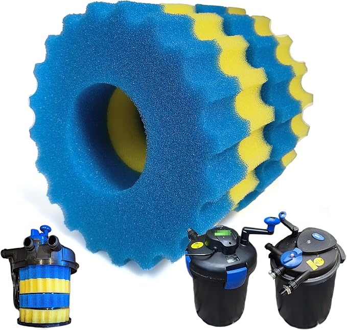 Replacement Sponge Filter Media Pad Compatible with VIVOHOME 1580/1840GPH Grech Pond Bio Pressure Filter Foam Koi Fish, Sponge for VIVOGROW 1580/1840GPH Pressurized Biological Pond Filter-VerdiqueGarden