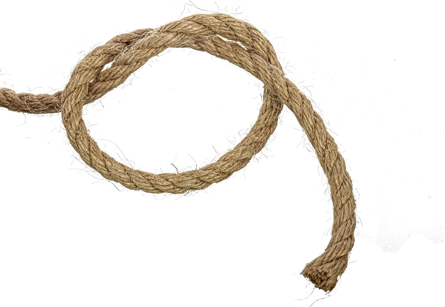 Premium Quality Natural Jute Rope 6MM (1/4 Inch 600 FT), Smell Free, Crafts, Cat Scratching, Home Decor, Biodegradable, Hemp Sisal Manila, Crafts, Decoration, Camping, PET Friendly - Handmade DIY…-VerdiqueGarden