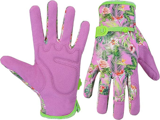 HANDLANDY Women Safety Work Gloves Utility Touch Screen Working Grip Glove for Yardwork Gardening Breathable Mechanic Gloves-VerdiqueGarden