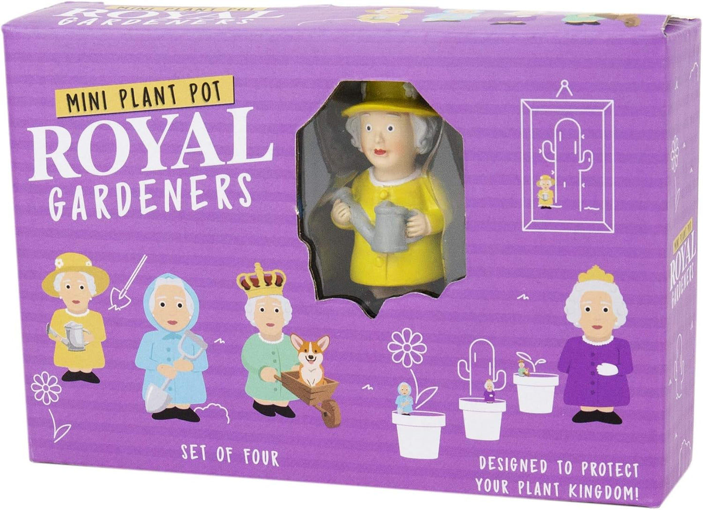 Gift Republic Royal Family Plant Markers - Set of 4-VerdiqueGarden