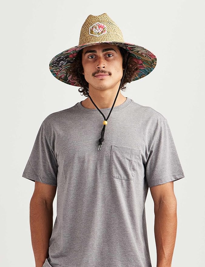 Straw Hat for Men & Women | Lifeguard Hat, Beach Hat & Sun Hat | UPF 50+ Wide Brim for Sun Protection | One Size | Hemlock-VerdiqueGarden