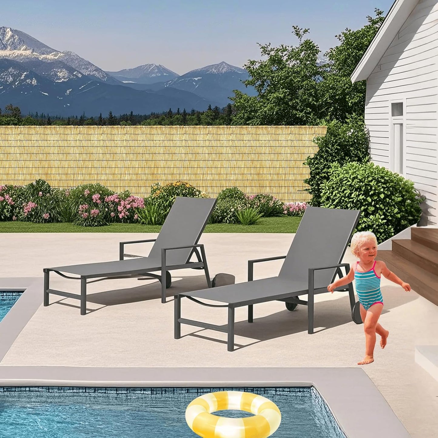 Bamboo Privacy Fence, Decorative Bamboo Fence Rolls 6 Feet High, Natural Reed Screens Outdoor for Patio Garden Backyard Balcony, 6 x 10 FT-VerdiqueGarden