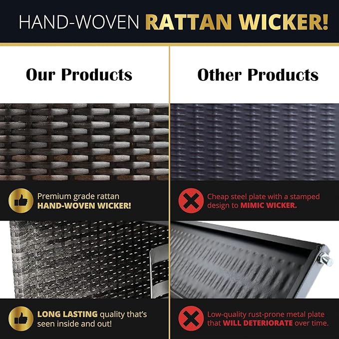 42" Outdoor Fire Pit Table for Patio, Propane Fire Pit Coffee Table with Square Base Patio Heater, CSA Certified, 50,000 BTU Stainless Steel Burner-VerdiqueGarden