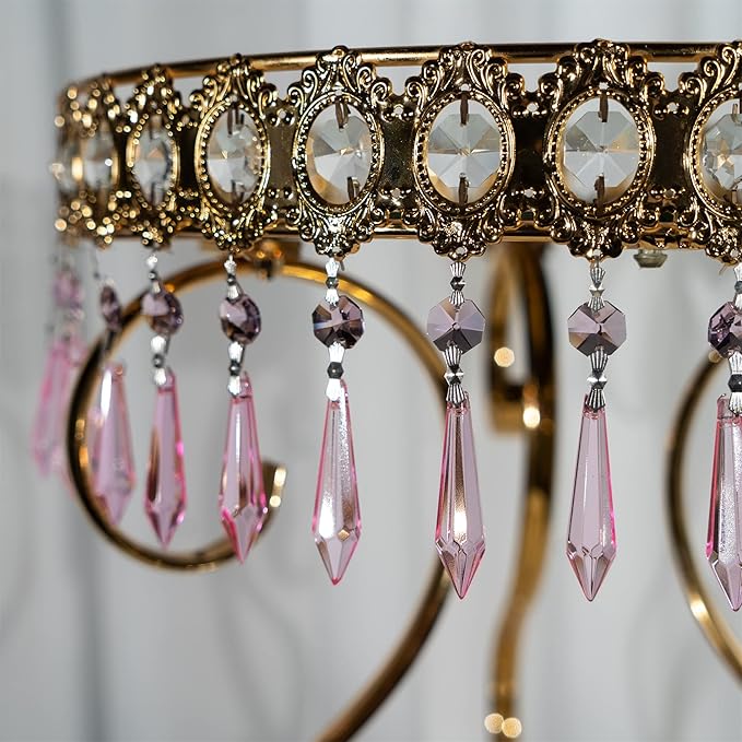 HDCRYSTALGIFTS 30pcs 55mm Multi-Color Crystal Icicle Pendant Chandelier Prisms Drops Lamp Candle Holders Curtain DIY Parts-VerdiqueGarden