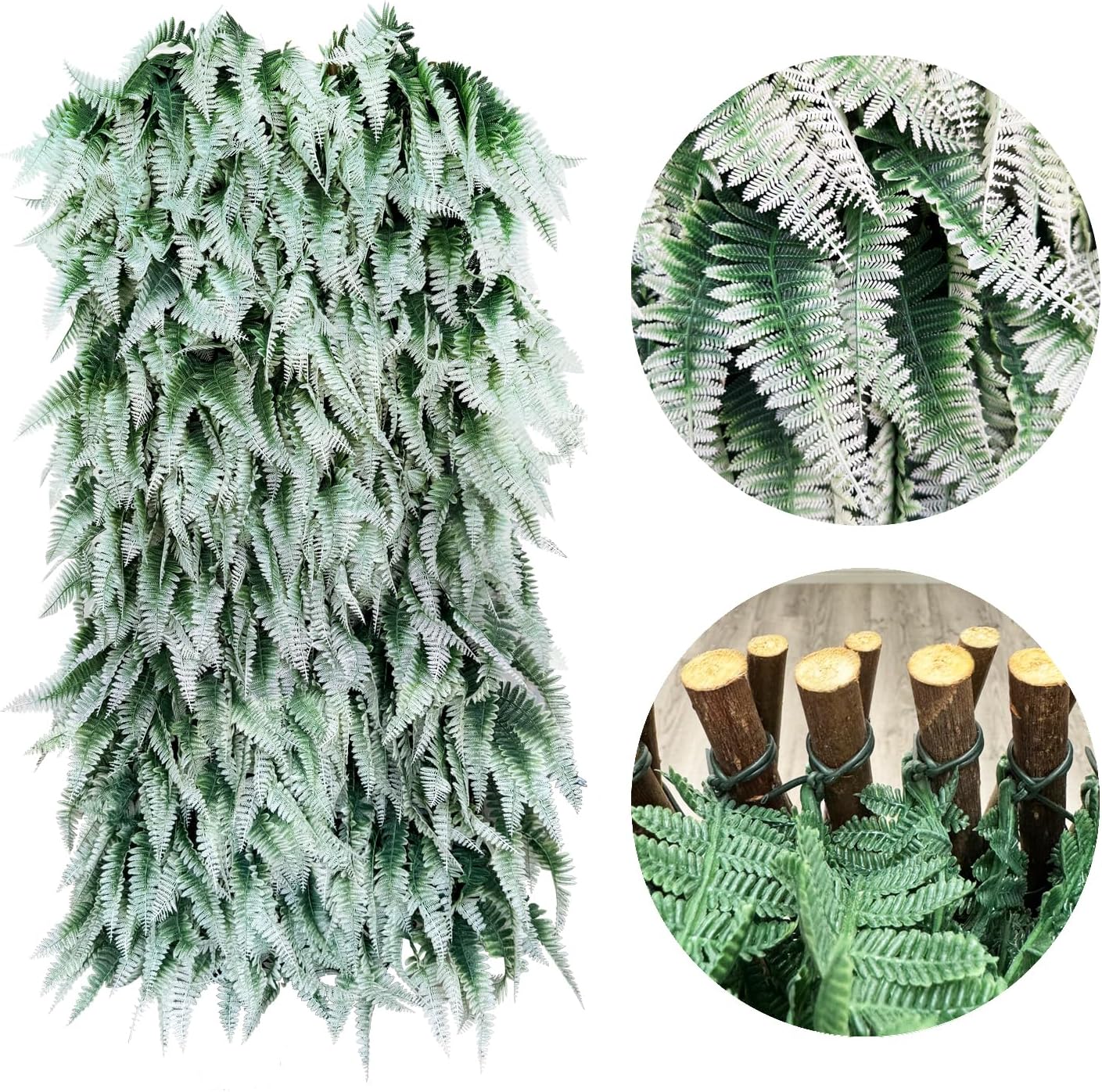 Expandable Fence Privacy Screen for Balcony Patio Outdoor,Decorative Faux Ivy Fencing Panel,Artificial Hedges (Single Sided Leaves)…1-VerdiqueGarden