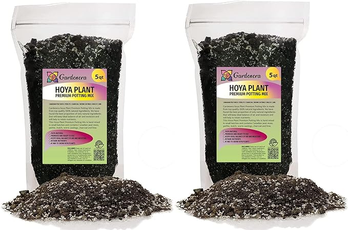 Hoya Plant Premium Potting Mix - 10 Quart - Optimal Balance for Thriving Hoyas: Air, Moisture, and Nutrient Retention-VerdiqueGarden