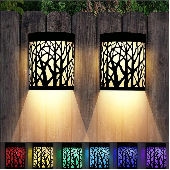 DenicMic Solar Lantern 1 Pack + Wall Lights 2 Pack-VerdiqueGarden