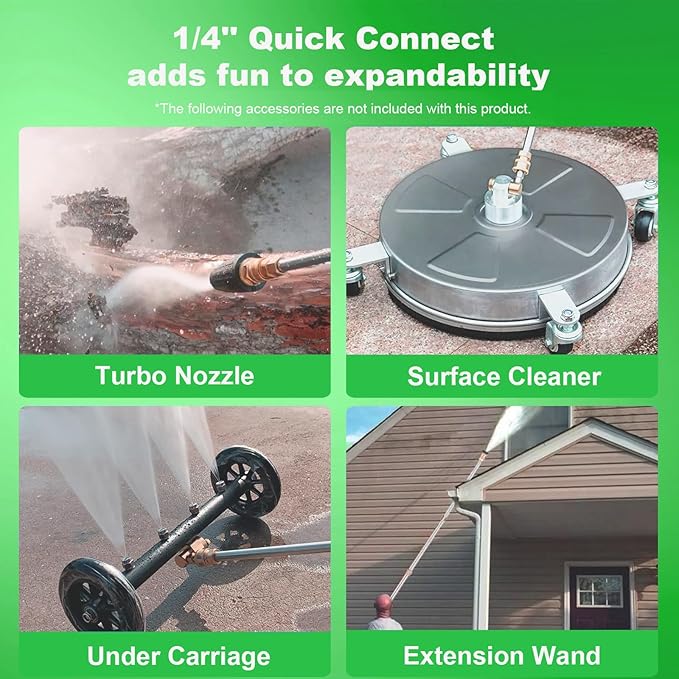 4200PSI Pressure Washer 4.0GPM Gas Power Washer 212CC Gas Powered Washing Machine Commercial High Pressure Washer with 25ft Hose&5 Nozzles for Patio Garden Yard Vehicle,EPA/CARB/ETL-VerdiqueGarden