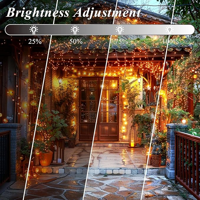 LitHome Color Changing Christmas Lights, 34 Colors 66Ft 200 LED Christmas String Lights with Remote Timer, Connectable Plug in Halloween String Light Outdoor for Xmas Tree Indoor Party Fall Decoration-VerdiqueGarden