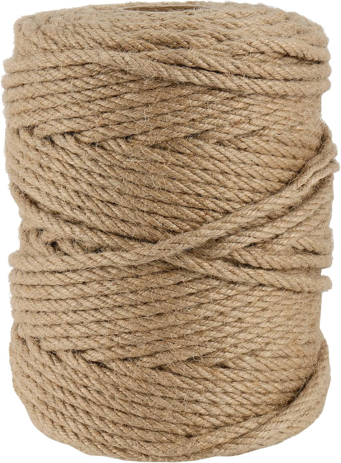 JOIKIT 5mm 492 Feet Jute Twine, Natural Braided Jute Rope, Twisted Hemp Rope for Crafts, Gardening, Bundling, Home Decoration-VerdiqueGarden