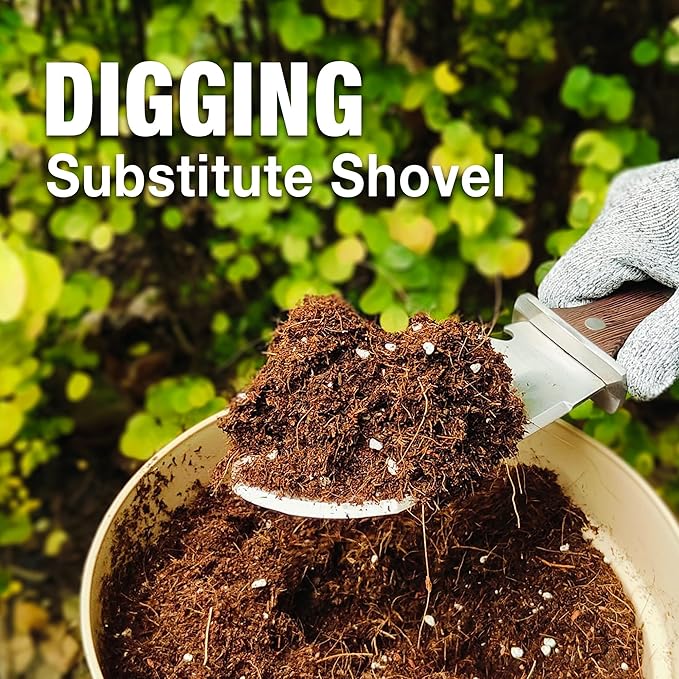 Hori Hori Garden Knife Heavy-Duty Small Gardening Trowel, for Quick Digging, Cutting, Weeding-VerdiqueGarden