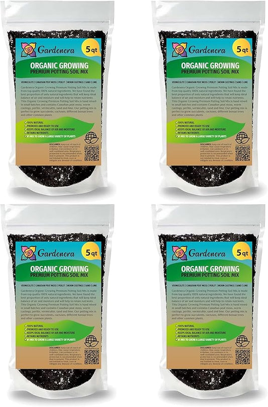 Organic Planting Soil - Create a Sustainable and Eco-Friendly Environment for Your Plants - 20 QUARTS-VerdiqueGarden