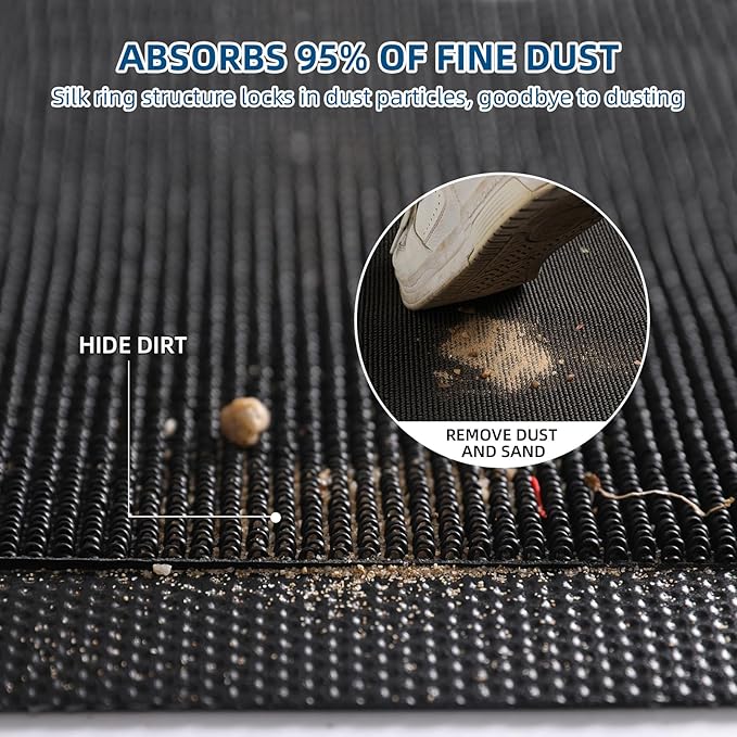 Custom Commercial Grade Carpet Floor Entryway Area Rug Welcome Door Mat for Business Home Indoor/Outdoor Non Slip Washable Durable-VerdiqueGarden