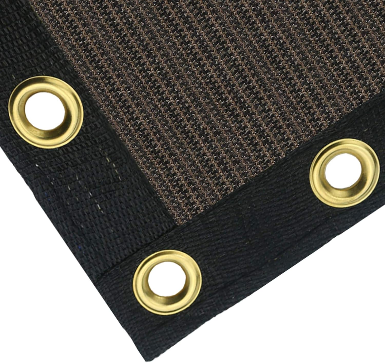 Sunnyglade 6 feet x 100 feet Privacy Screen Fence Heavy Duty Fencing Mesh Shade Net Cover for Wall Garden Yard Backyard (6 ft X 100 ft, Brown)-VerdiqueGarden