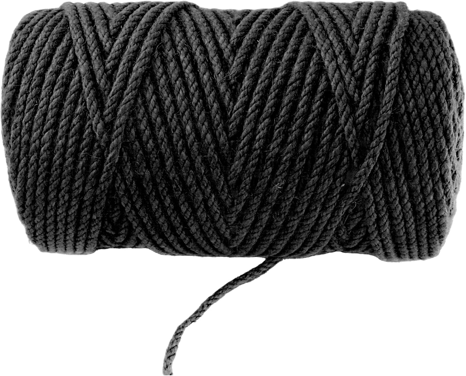 4mm x 200 Feet Black Jute Rope, Twine for Gardening Tomato Climbing Plant Tie Floristry Crafts Gift Wrapping Packing Decor-VerdiqueGarden