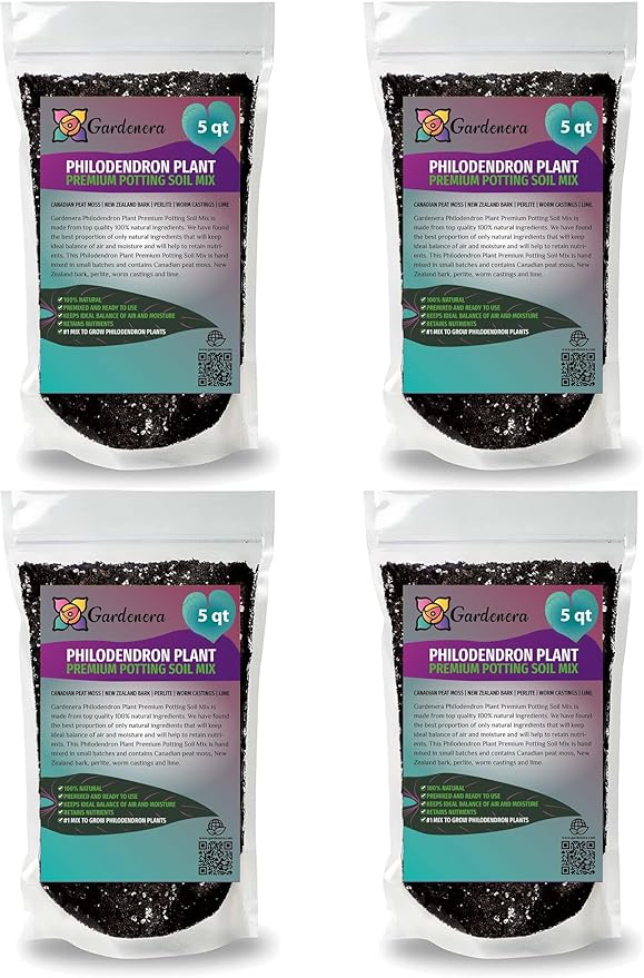 Organic Philodendron Soil Blend - Promote Strong Root Development and Vibrant Leaves - 20 QUARTS-VerdiqueGarden