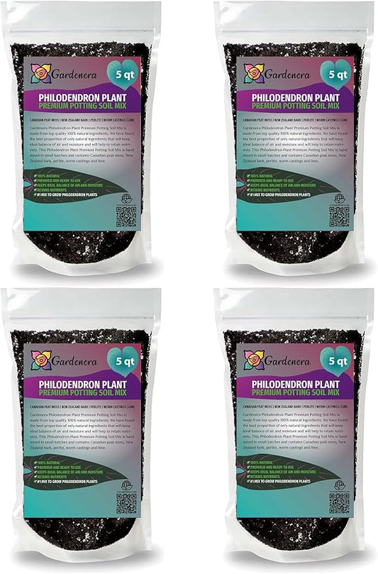 Organic Philodendron Soil Blend - Promote Strong Root Development and Vibrant Leaves - 20 QUARTS-VerdiqueGarden
