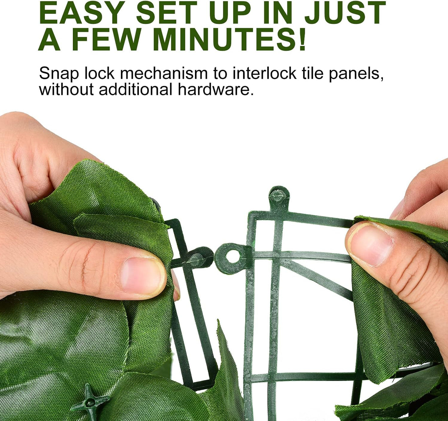 DearHouse Artificial Ivy Privacy Fence, 196.85x39.37inch Artificial Hedges Fence and Faux Maple Leaf Decoration for Outdoor Garden Decor-VerdiqueGarden