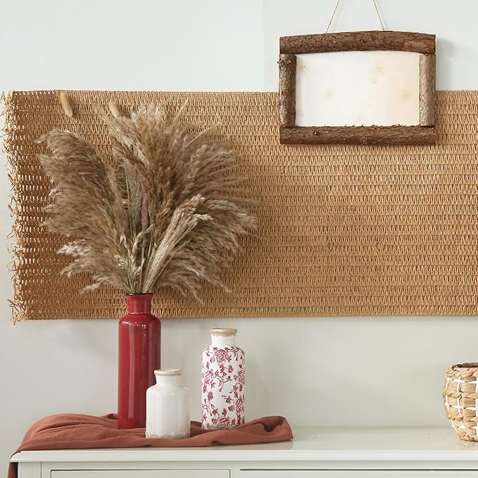 Vintage Vase Set of 3, Ceramic Vintage Flower Vases, Chinoiserie Decorative Home Decor Retro Floral Vase Rustic Farmhouse Decor for Table Bookshelf Mantel Kitchen Living Room Office - Red and White-VerdiqueGarden