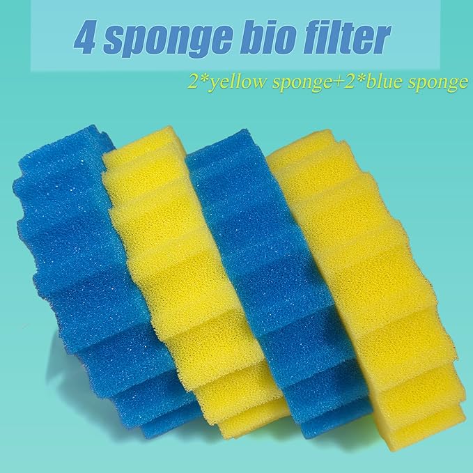 Replacement Sponge Filter Media Pad Compatible with VIVOHOME 1580/1840GPH Grech Pond Bio Pressure Filter Foam Koi Fish, Sponge for VIVOGROW 1580/1840GPH Pressurized Biological Pond Filter-VerdiqueGarden