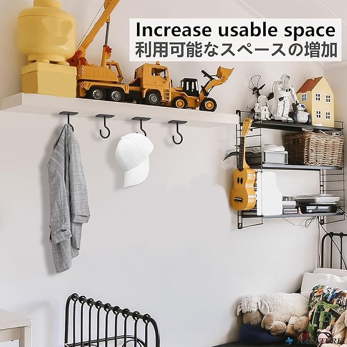 NACETURE Ceiling Hooks for Hanging Plants 2 Pack - Square Wall Mount Plant Hanger Indoor Hanging Hooks Metal Plant Bracket Iron Lanterns Hangers for Wind Chimes, Planters (2.5" Black 2 Pack)-VerdiqueGarden