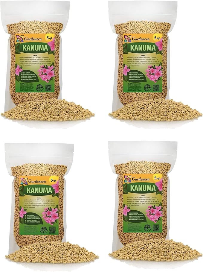 Elevate Your Acidic Soil Mix with Gardenera's Kanuma Soil Amendment - Improves Nutrient Uptake and Root Health - 20 Quart-VerdiqueGarden