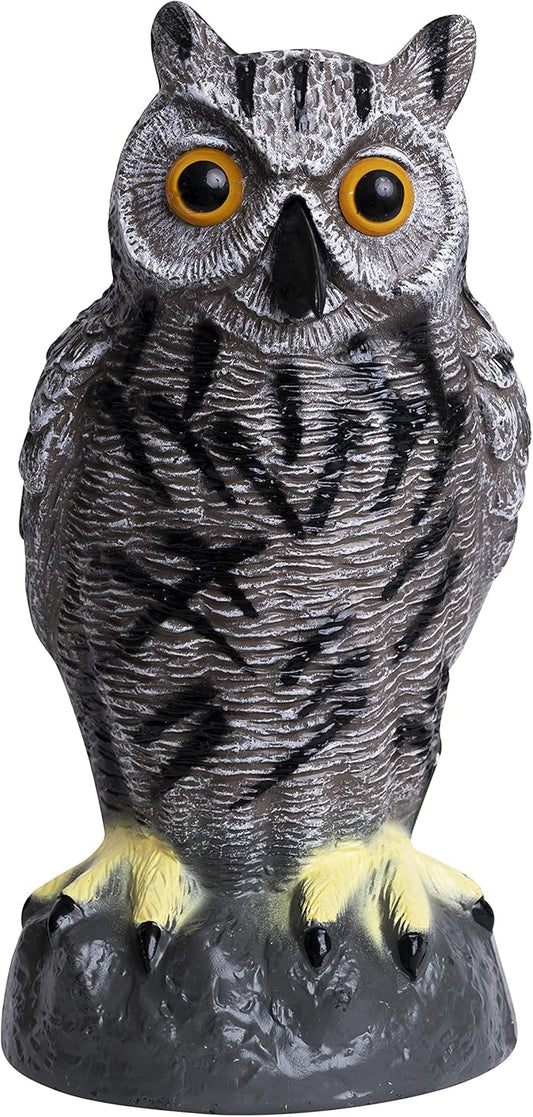 Galashield Owl Decoy to Scare Birds Away | Plastic Owls to Scare Birds Away | Owl Statue for Garden & Outdoors-VerdiqueGarden