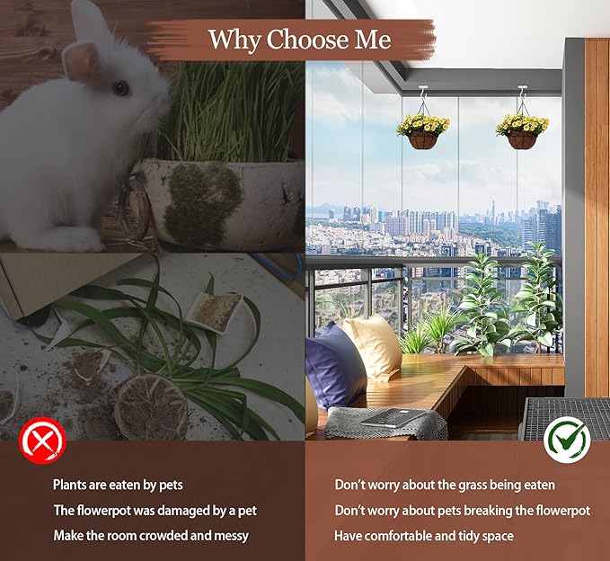 Ceiling Hooks for Hanging Plants 18Pack,2.5 inches White-VerdiqueGarden