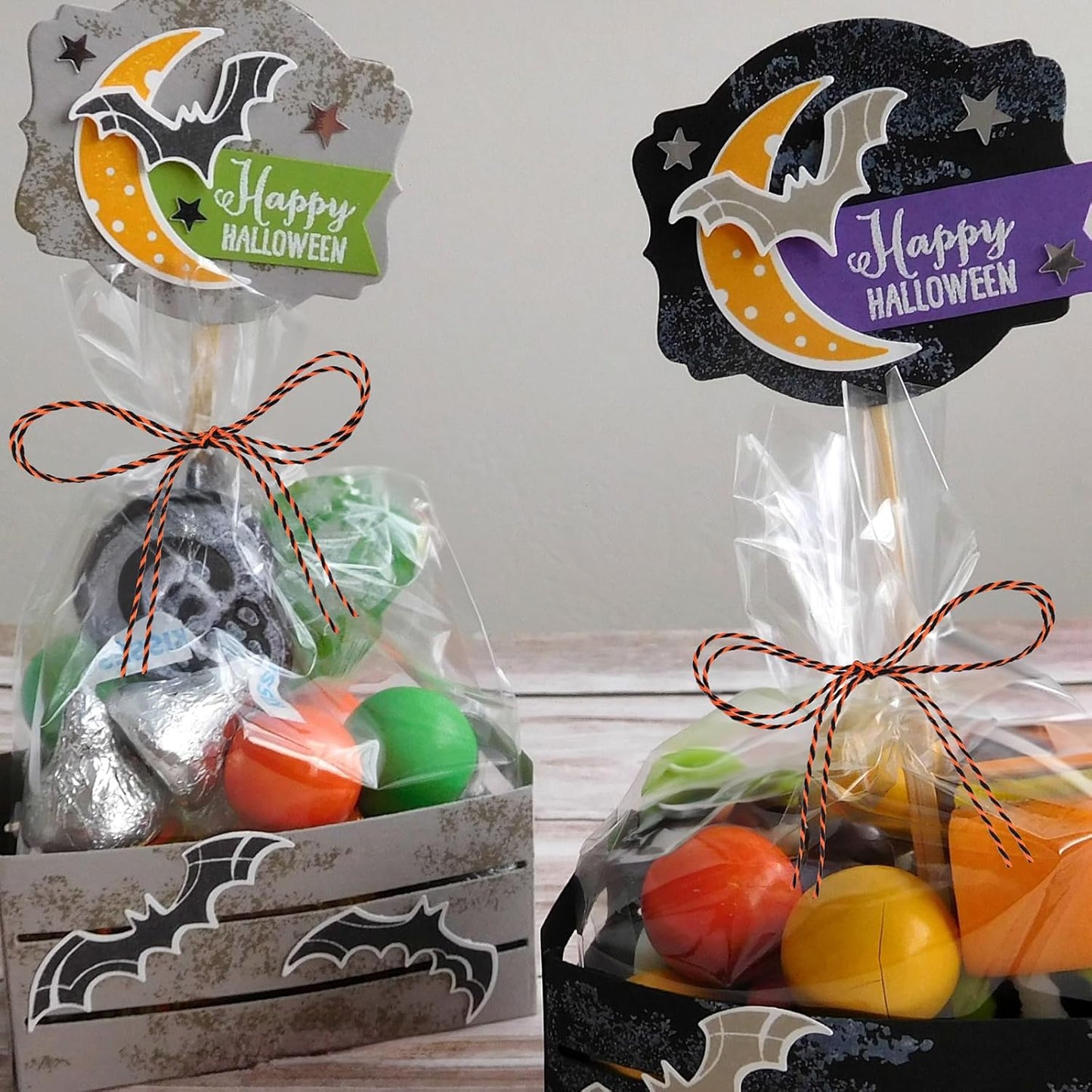 KINGLAKE Halloween Twine - Orange & Black Cotton String, 2mm, 328 Feet, DIY Crafts, Gift Wrapping, Party Decoration, Gift Tags-VerdiqueGarden