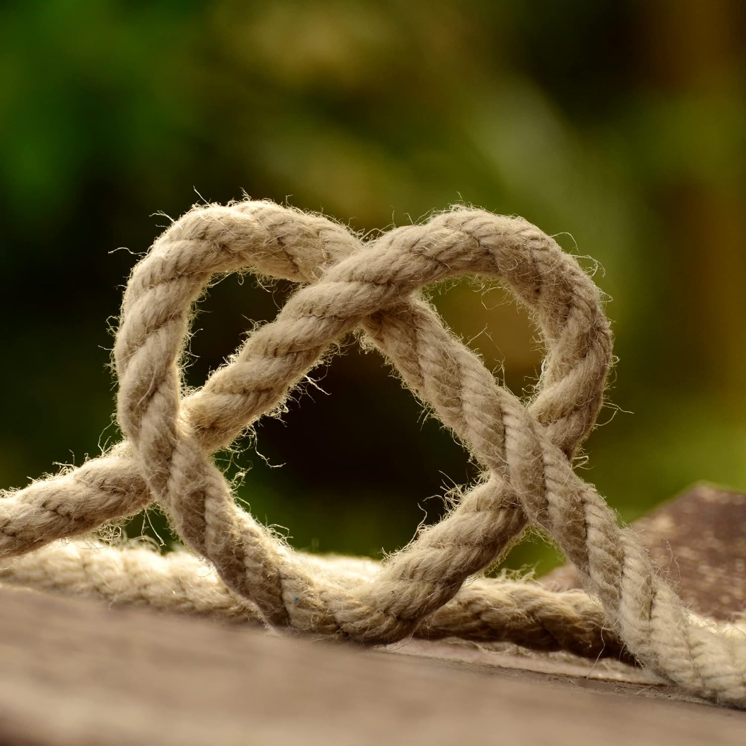 Jute Rope 1 Inch x 20 Ft, IMROPE Natural Jute Rope Twisted 4 Strands for DIY Arts Crafts, Garden, Home Decorating, Hammock-VerdiqueGarden