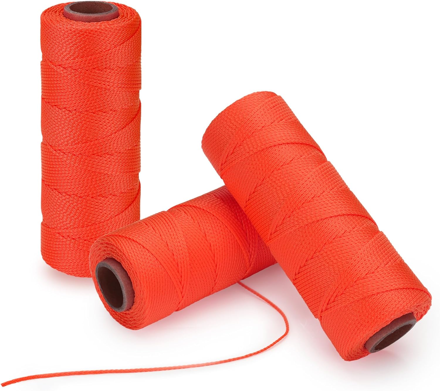 Goldblatt Mason Line, 3 Roll 500 Feet #18 Braided Nylon String, Perfect for Gardening or Masonry Tools-VerdiqueGarden