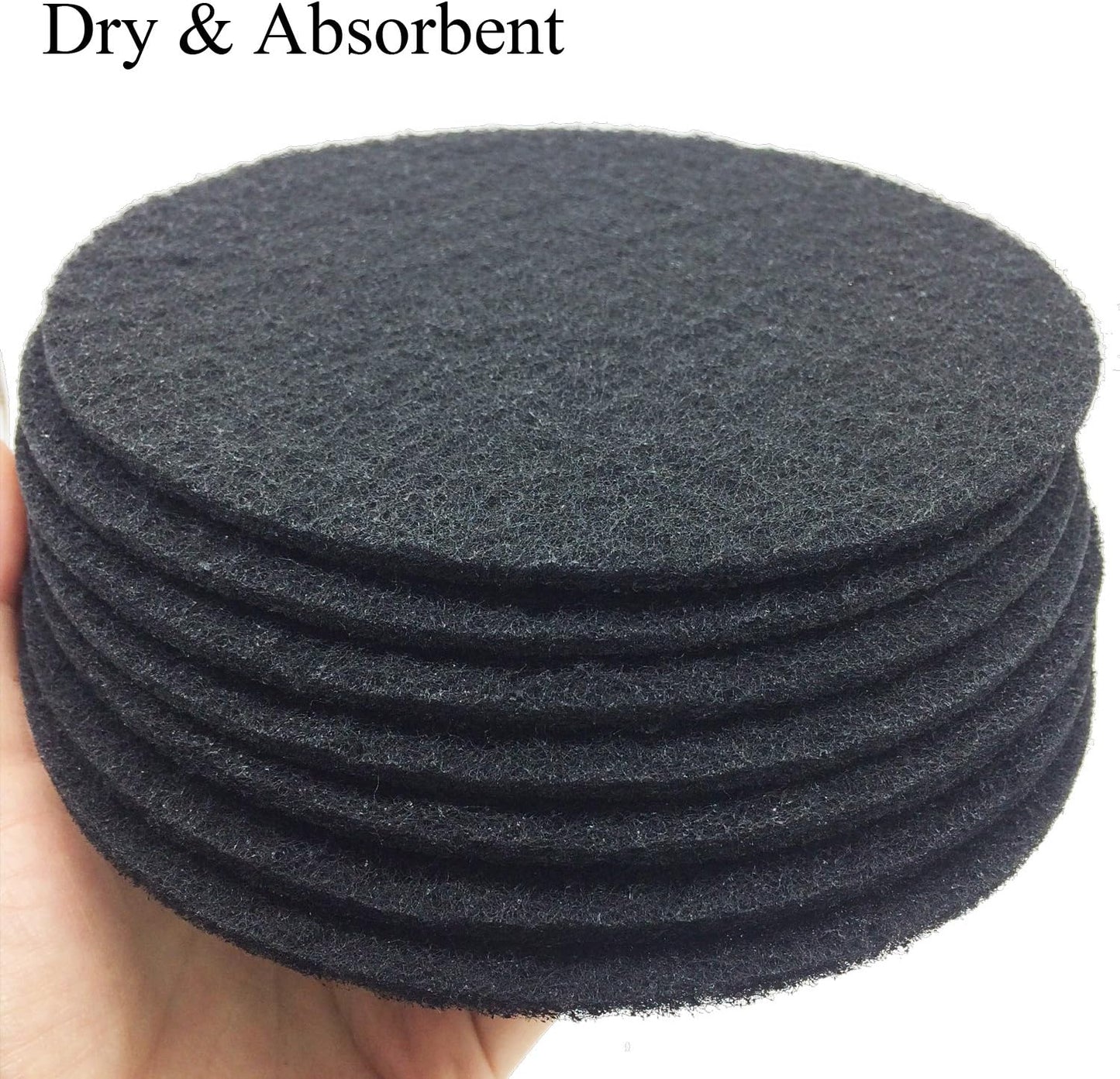 6.7inch Charcoal Filters for Kitchen Compost Bin Pail Replacement Filter Countertop Home Bucket Refill Sets, Round-VerdiqueGarden