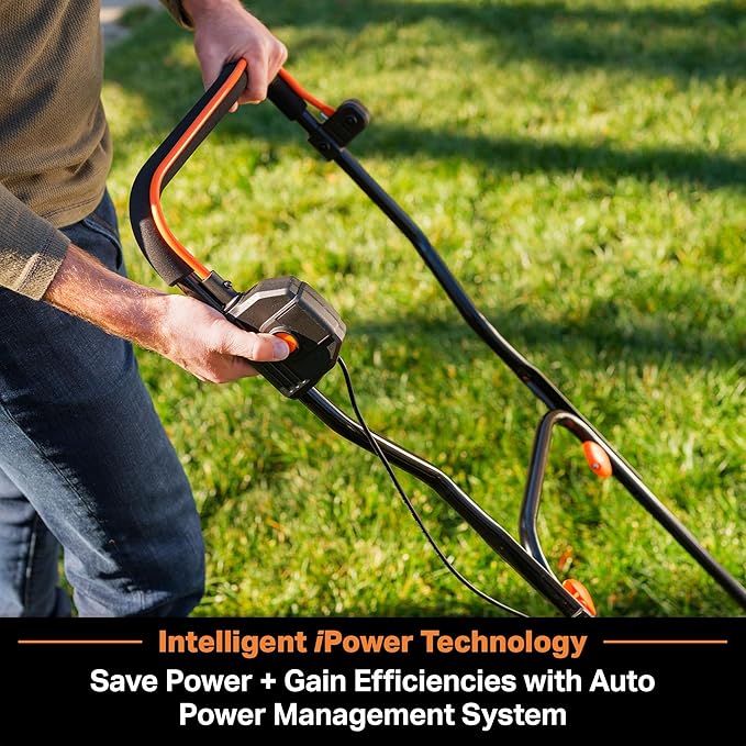 LawnMaster CLMF4819X 19-inch Brushless Cordless Mower with 2X24V MAX* 4.0Ah Battery and a Dual Charger 6 Cutting Position-VerdiqueGarden