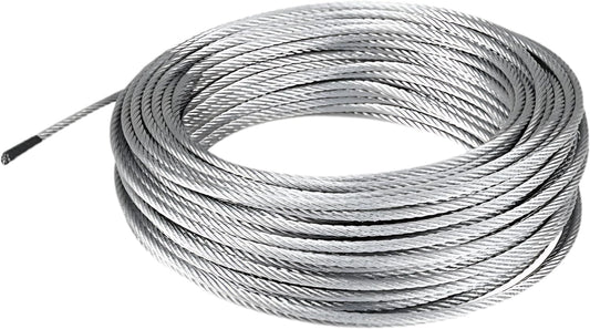 Galvanized Aircraft Cable Wire Rope 3/8" 7x19-50 ft Coil for DIY Cable Decking Railing System, Marine Grade-VerdiqueGarden