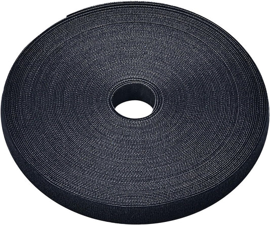 Pasow fastening tape Cable Tie Double Side Nylon Power Wire Management 3/4Inch 1 Roll Hook (25 Yards, Style 2)-VerdiqueGarden