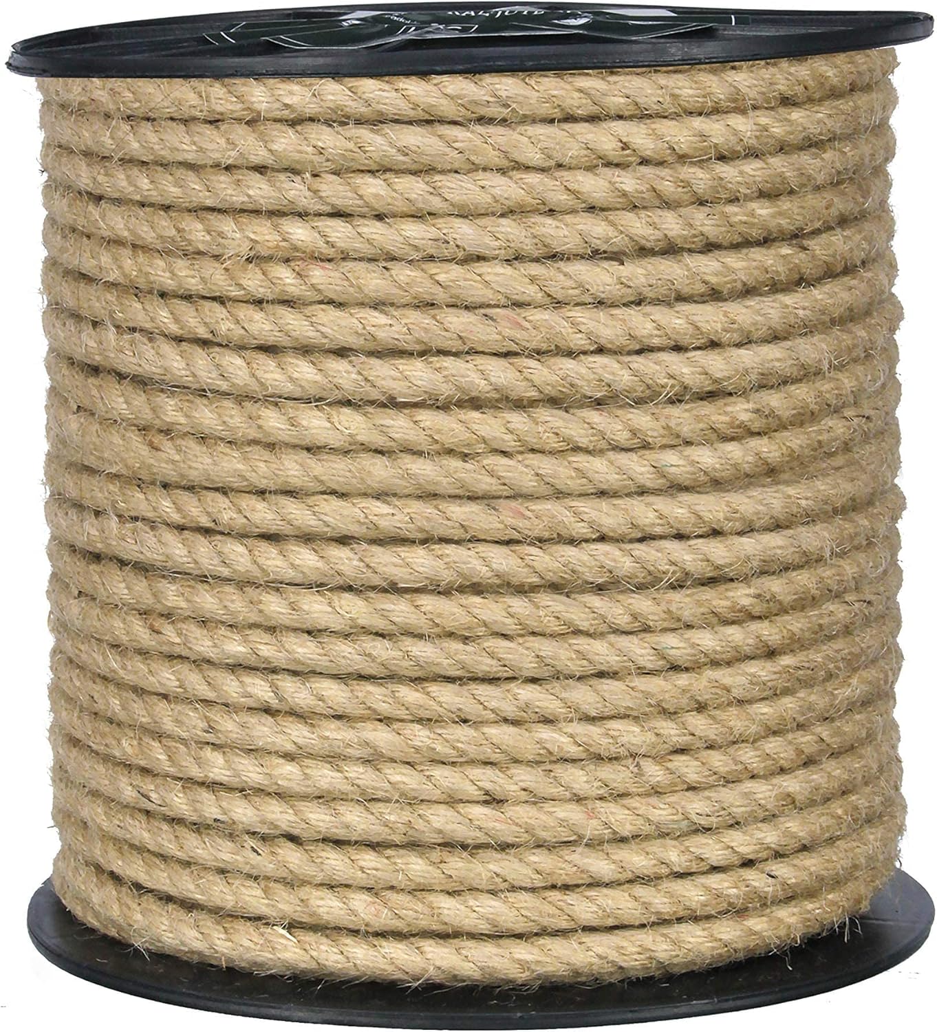 Premium Quality Natural Jute Rope 6MM (1/4 Inch 60 FT), Smell Free, Crafts, Cat Scratching, Home Decor, Biodegradable, Hemp Sisal Manila, Crafts, Decoration, Camping, PET Friendly - Handmade DIY-VerdiqueGarden