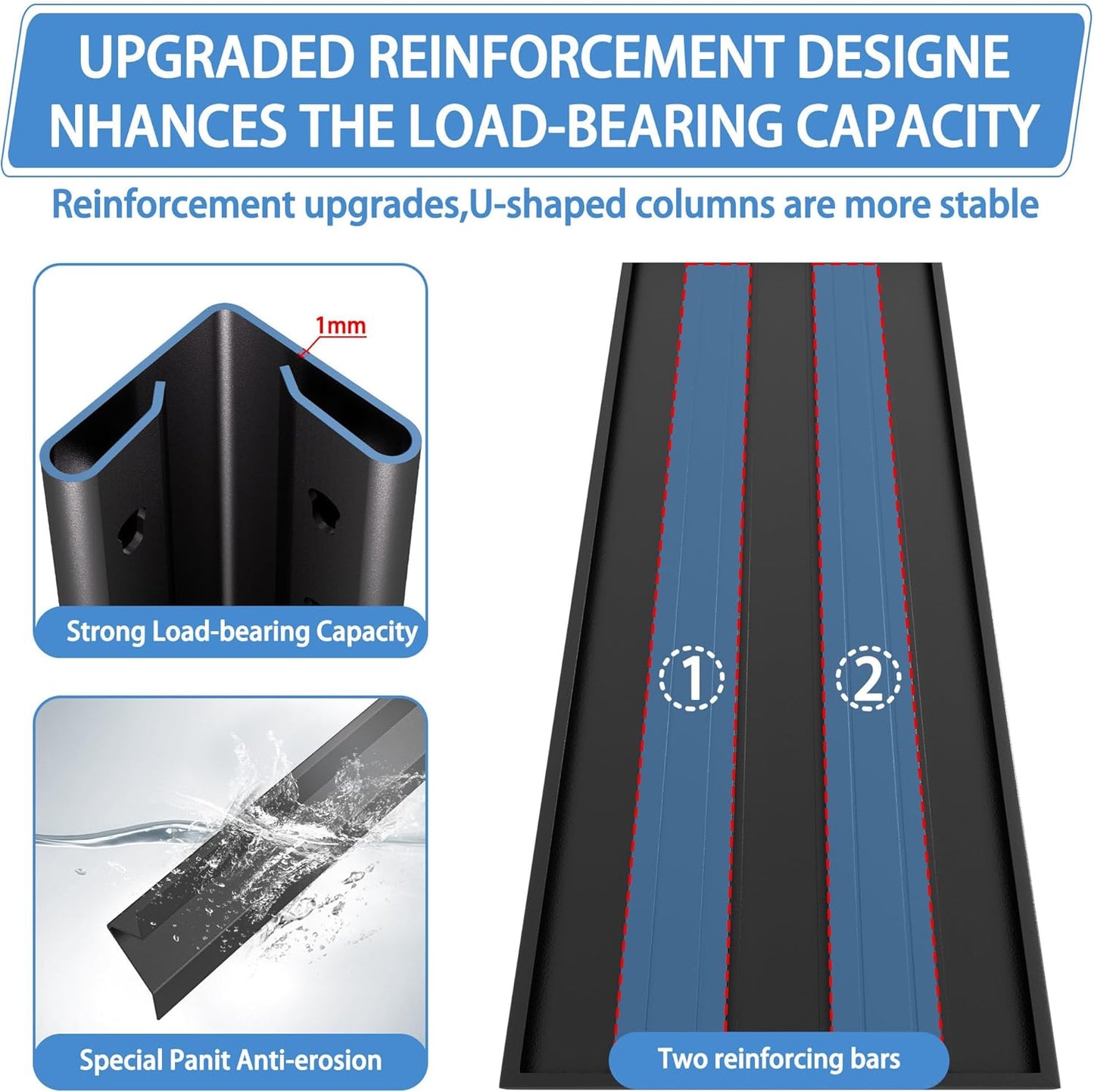 5-Tier Garage Shelving Heavy Duty, 3000 LBS Capacity Metal Storage Rack 24" D x 60" W x 76" H, Adjustable Steel Shelves Unit for Garage, Warehouse, Basement, Pantry, Workshop.1 Pack-VerdiqueGarden