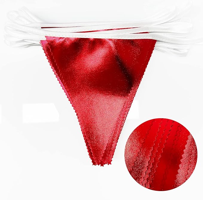 Red Party Decorations Triangle Pennant Banner Flag Dark Red Metallic Fabric Bunting Garland for Graduation Wedding Bridal Shower Birthday Anniversary Holiday Valentines Retirement Party Supplies-VerdiqueGarden