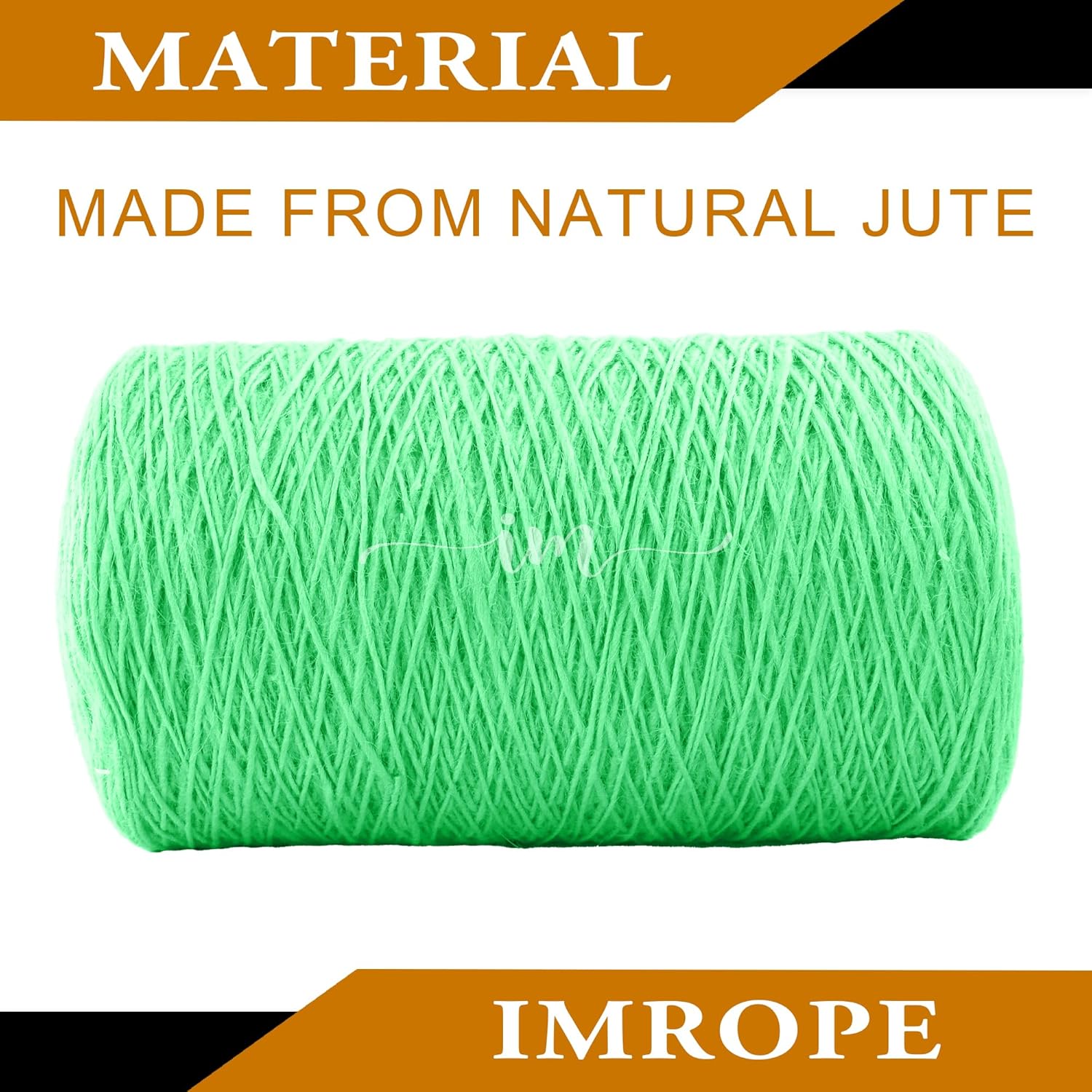 1mm x 5000 Feet Light Green Jute Rope, Twine for Gardening Tomato Climbing Plant Tie Floristry Crafts Gift Wrapping Packing Decor-VerdiqueGarden