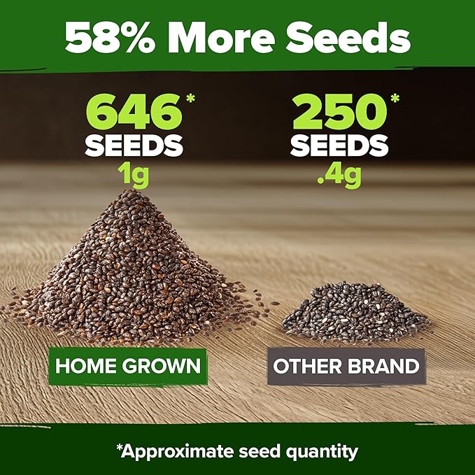 HOME GROWN White Sage Seeds 646 Pack 𝗡𝗢𝗡-𝗚𝗠𝗢, 𝗨𝗦𝗔-𝗦𝗢𝗨𝗥𝗖𝗘𝗗 Heirloom Seeds - Grow Aromatic Sage Plants for Your Herb Seeds Garden with Sage for Planting Outdoor or Indoor (Salvia apiana)-VerdiqueGarden