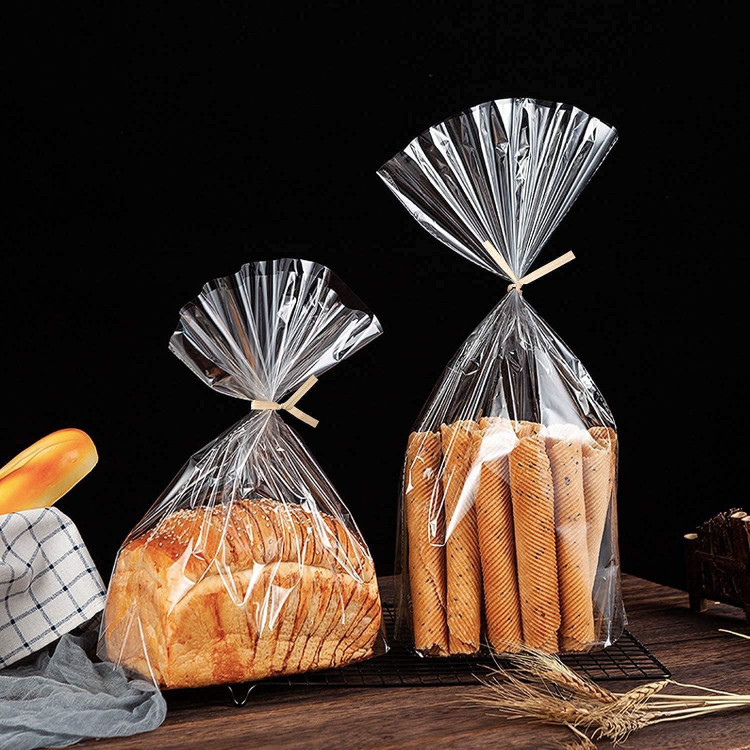 1000 Pcs Twist Ties, Kraft Paper Twist Ties Plant Ties Reusable Bread Ties for Party Cello Candy Coffee Treat Bags Cake Pops (6")-VerdiqueGarden