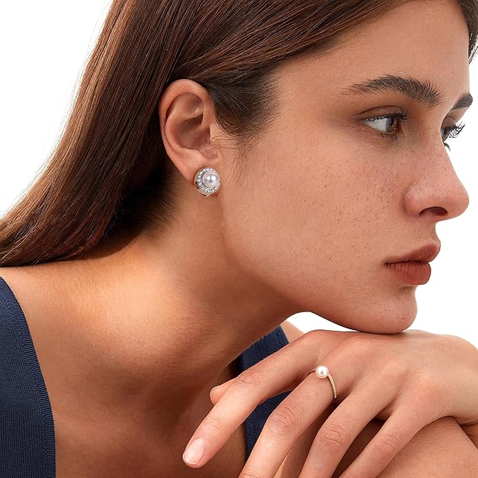 Thunaraz Elegant Clip on Earrings for Women Crystal Wedding Earrings Clip on Rhinestone Dance Competition Stage Opera Performance Earrings Formal Earrings for Brides Bridesmaids Non Pierced Jewelry