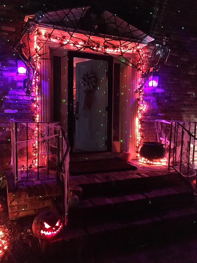 Hompavo 【Upgraded LED Flame Light Bulbs Halloween Decorations, 4 Modes Flickering Light Bulbs with Upside Down Effect, E26/E27 Flame Bulb for Christmas Party Home Indoor & Outdoor (4 Pack)-VerdiqueGarden