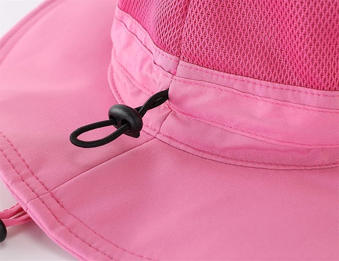 Connectyle Women's UPF 50+ Sun Hat UV Protection Wide Brim Bucket Hat Summer Beach Hats Fishing Hiking Outdoor Safari Hats-VerdiqueGarden