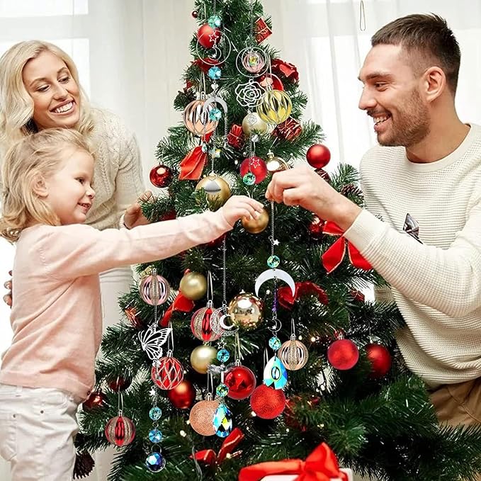 IcosaMro 420PCS Sun Catcher Arts and Crafts for Adults Crystal Suncatcher Crafts Kit for Adults Suncatchers DIY Making Supplies for Indoor Window Hanging, Outdoor Garden Decor Wedding Christmas-VerdiqueGarden