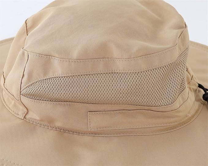 Connectyle Women's UPF 50+ Sun Hat UV Protection Wide Brim Bucket Hat Summer Beach Hats Fishing Hiking Outdoor Safari Hats-VerdiqueGarden