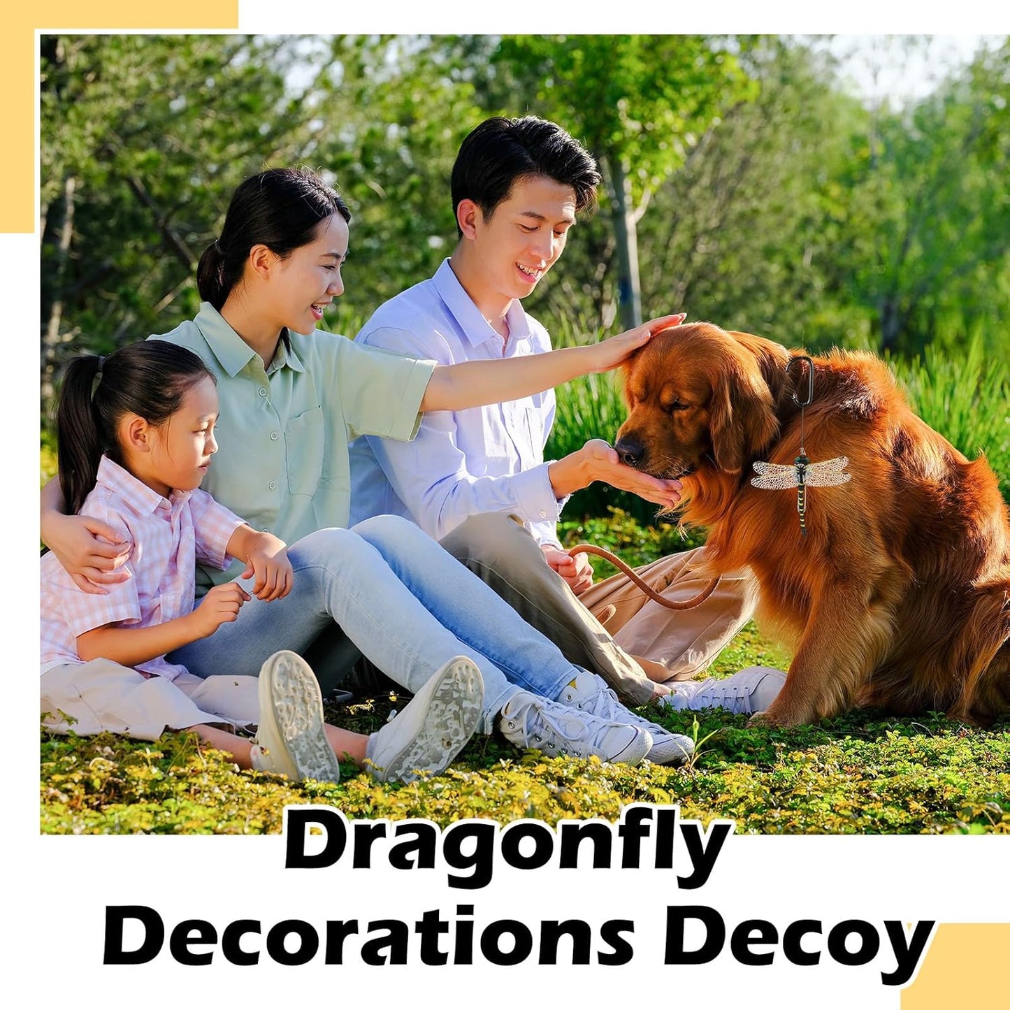 Qualirey 2pcs Dragonfly Hat Clip 2.2inch Realistic Dragonfly Clip with Hook Attach to Backpack Hat Keychain for Indoor Yard Garden Plant Decor-VerdiqueGarden